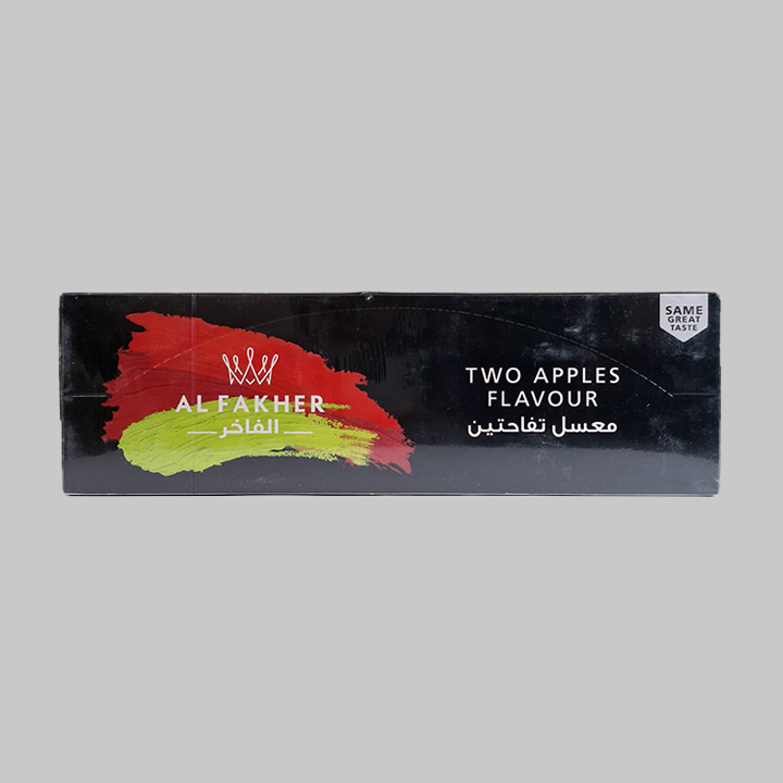 AlFakher-TwoApple01 تنباکو دوسیب فاخر (شرکتی) - تصویر 1