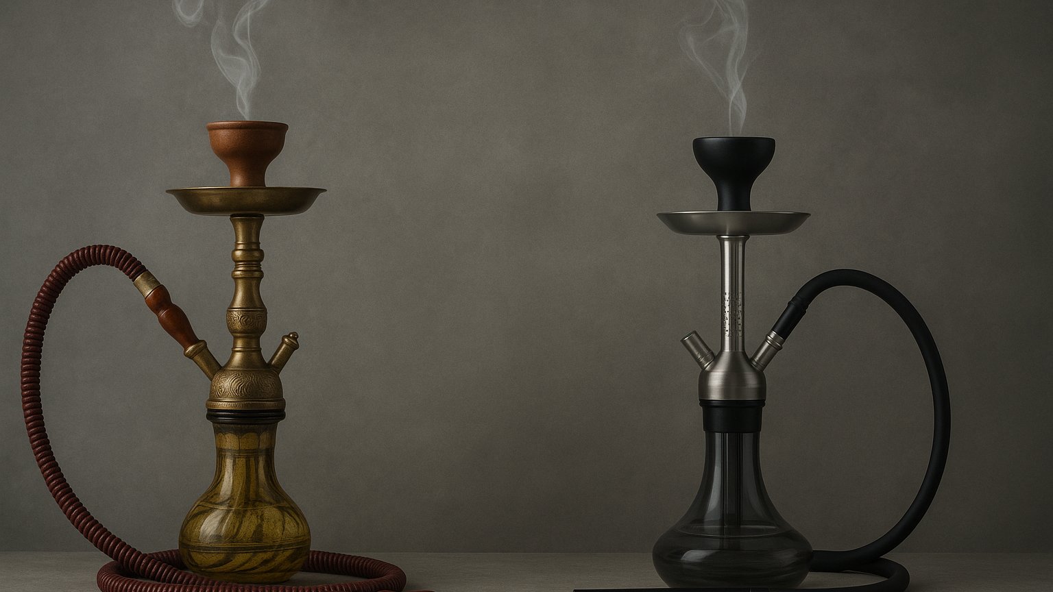 مقایسه قلیان مدرن و سنتی
