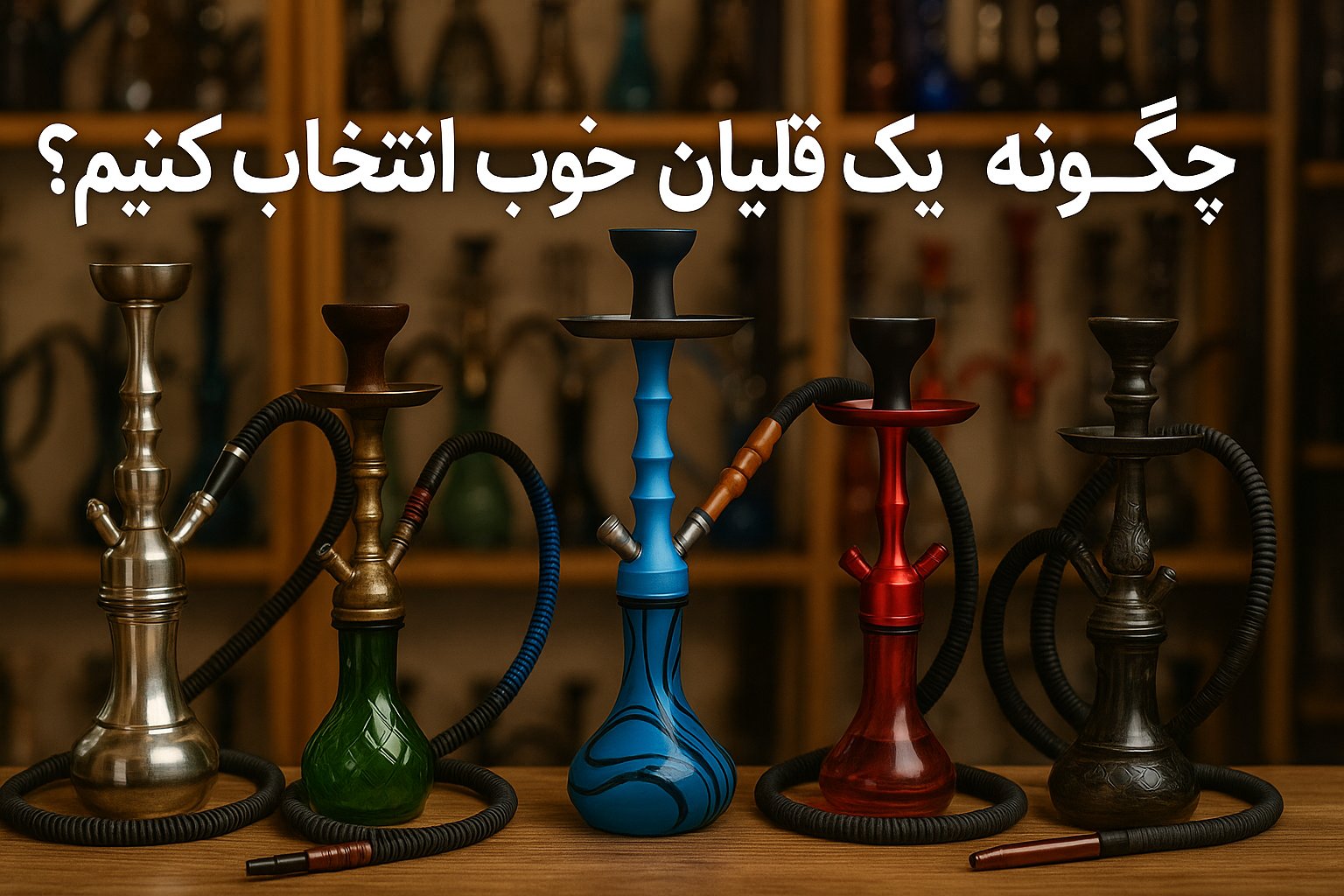 چگونه یک قلیان خوب انتخاب کنیم؟ | دودچی